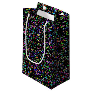 Bolsa De Regalo Pequeña Los círculos coloridos burbujan en un patrón único