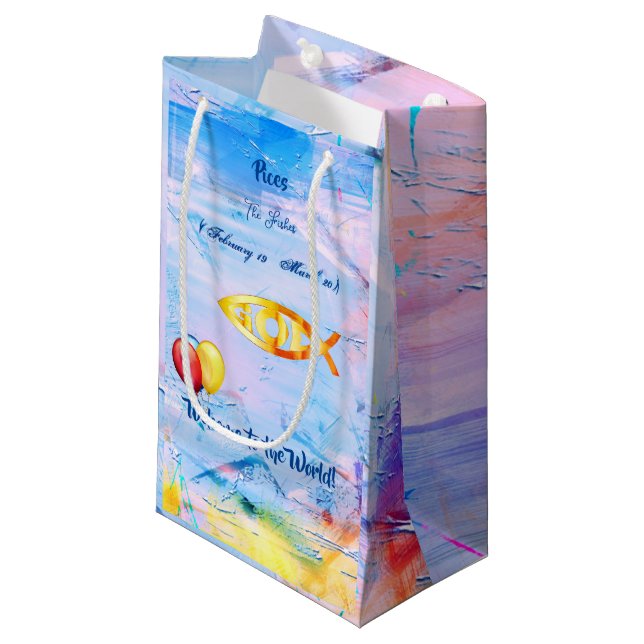 Bolsa De Regalo Pequeña Los peces - Pisces Baby (19 feb. - 20 March) (Angulo Anverso)
