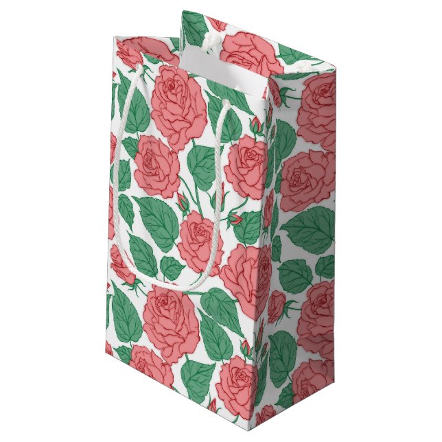 Bolsa De Regalo Pequeña Los rosas son rojos (Angulo reverso)