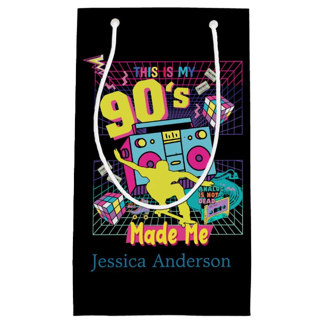 Bolsa De Regalo Pequeña Los videos de hip hop de la personalizar 90 retro  (Anverso)