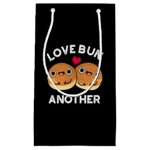 Bolsa De Regalo Pequeña Love Bun Otra Comida Funny Pun Dark BG