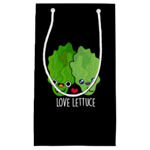 Bolsa De Regalo Pequeña Love Lettuce Funny Veggie Pun