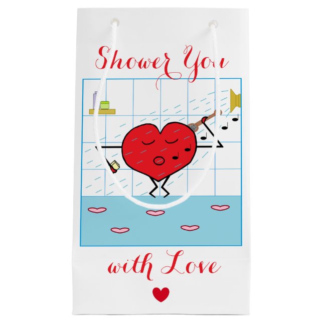 Bolsa De Regalo Pequeña Love Shower: (Anverso)