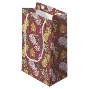 Bolsa De Regalo Pequeña Luau hawaiano modelado