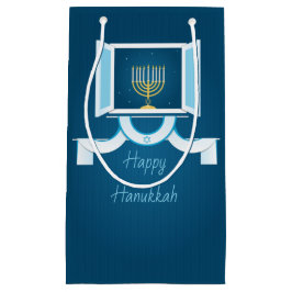 Bolsa De Regalo Pequeña Luces brillantes de Hanukkah