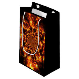 Bolsa De Regalo Pequeña Luces esparcantes de oro