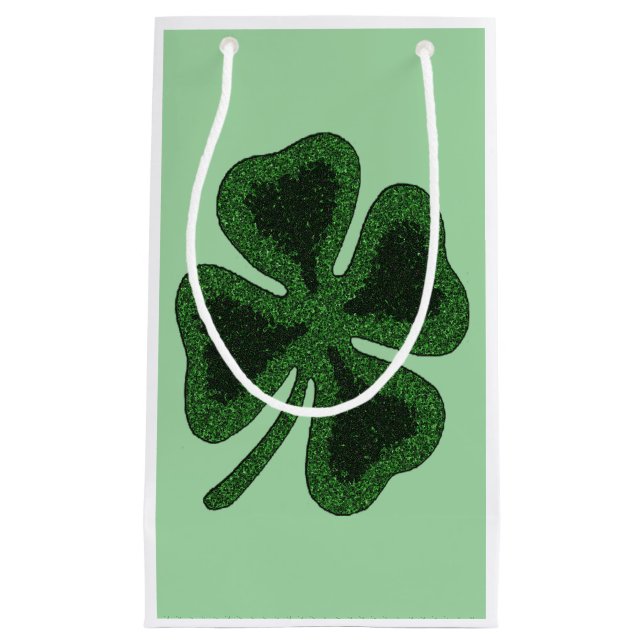 Bolsa De Regalo Pequeña Lucky Shamrock - (Anverso)