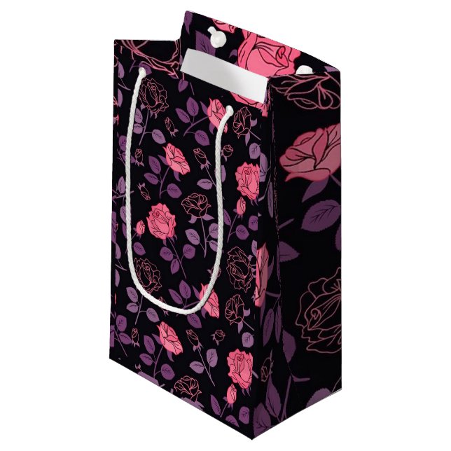 Bolsa De Regalo Pequeña Lujo floral (Angulo Anverso)