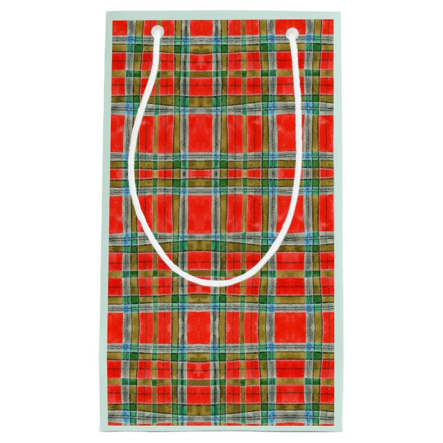 Bolsa de regalo pequeña MAC BAIN TARTAN (Anverso)