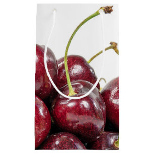 Bolsa De Regalo Pequeña macro de cerezo maduro rojo