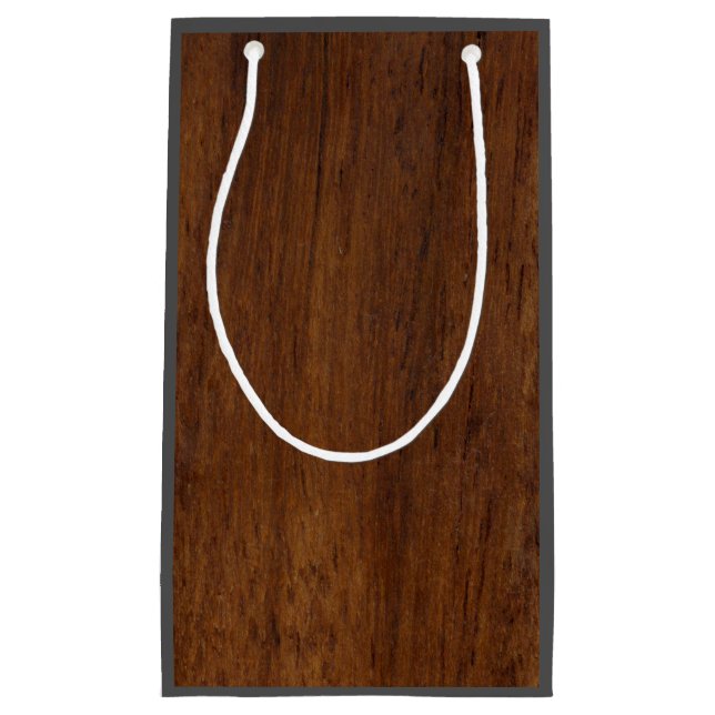 Bolsa De Regalo Pequeña Madera Plancha Llanura Textura Lumbar (Anverso)