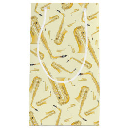 Bolsa De Regalo Pequeña Maestra de Banda de Músico Saxofón