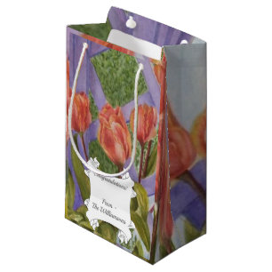 Bolsa De Regalo Pequeña Magnífico Naranja Tulips