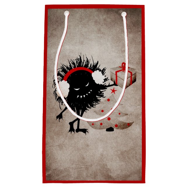 Bolsa De Regalo Pequeña Malvado Bug da regalo de Navidad (Anverso)