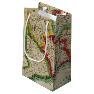 Bolsa De Regalo Pequeña Mapa de Connecticut