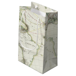 Bolsa De Regalo Pequeña Mapa de la actividad volcánica