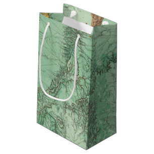 Bolsa De Regalo Pequeña Mapa de la clasificación de tierra de New México