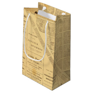 Bolsa De Regalo Pequeña Mapa de negocios de San Francisco