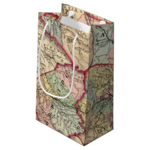 Bolsa De Regalo Pequeña Mapa de Winfield, Virginia Occidental