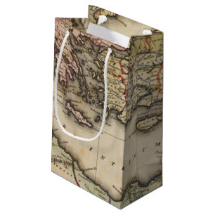Bolsa De Regalo Pequeña Mapa del atlas de Oriente Medio