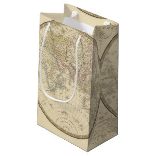 Bolsa De Regalo Pequeña Mapa del atlas del mundo