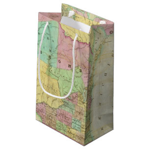Bolsa De Regalo Pequeña Mapa del estado de Michigan
