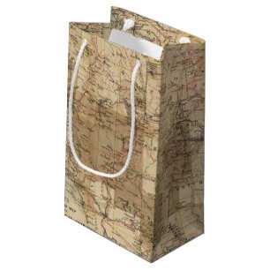 Bolsa De Regalo Pequeña Mapa del progreso 1878 de las encuestas sobre