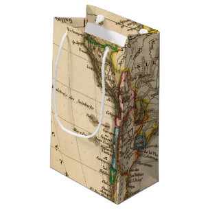 Bolsa De Regalo Pequeña Mapa suramericano