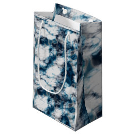 Bolsa De Regalo Pequeña Marble azul