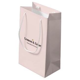 Bolsa De Regalo Pequeña Marca Nombre comercial Rubor Rosa Sin pedido mínim