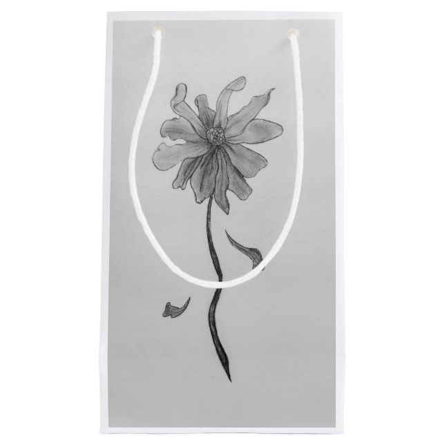 Bolsa De Regalo Pequeña Margarita Simple (Anverso)