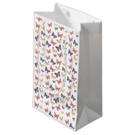 Bolsa De Regalo Pequeña Mariposas Rosa Púrpura