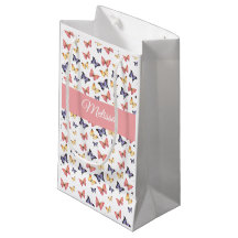Mariposas Rosa Púrpura Nombre Personalizado