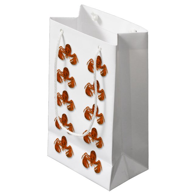 Bolsa De Regalo Pequeña Maritime  Lobster (Angulo Anverso)