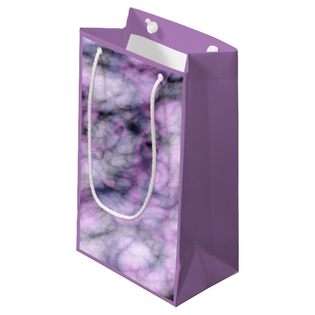 Bolsa De Regalo Pequeña Mármol púrpura (Angulo Anverso)