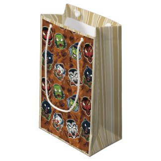 Bolsa De Regalo Pequeña Máscaras Retro - Calabaza