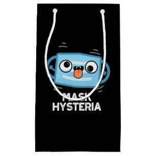 Bolsa De Regalo Pequeña Mask Hysteria Funny Mask Pun Dark BG