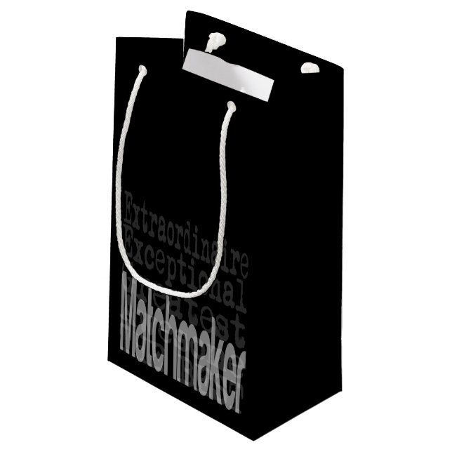 Bolsa De Regalo Pequeña Matchmaker Extraordinaire (Angulo reverso)
