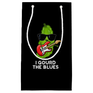 Bolsa De Regalo Pequeña Me Enfadó El Blues Gracioso Veggie Pun Dark BG