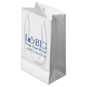Bolsa De Regalo Pequeña Me gusta mucho personalizado con tu texto fácilmen