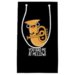 Bolsa De Regalo Pequeña Me Tenías En Mellow Funny Tuba Pun Dark BG