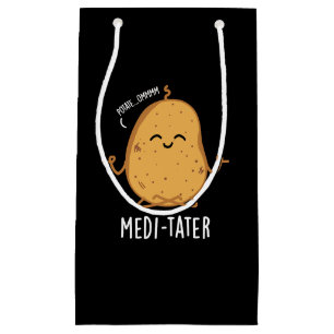 Bolsa De Regalo Pequeña Medi-tater Graciosa Meditación de Papa Pun Dark BG