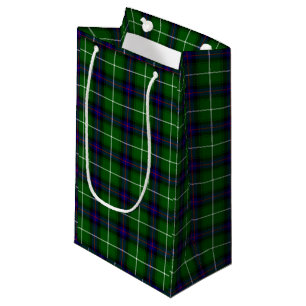 Bolsa De Regalo Pequeña Melocotonería azul tartán de MacDonald