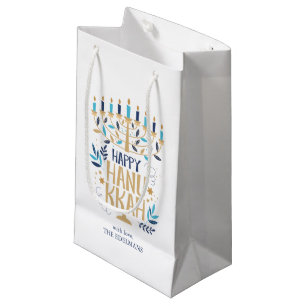 Bolsa De Regalo Pequeña Menorah Hanukkah