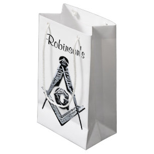 Bolsa De Regalo Pequeña Mentes masónicas (Silvery)