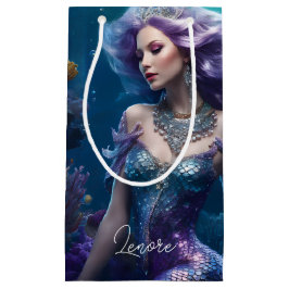 Bolsa De Regalo Pequeña Mermaid Purple Hair