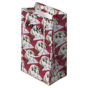 BOLSA DE REGALO PEQUEÑA MEZCLA DE SHIH TZU DEL JUGUETE