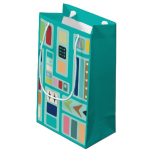 Bolsa De Regalo Pequeña Mezcla moderna de mediados de siglo