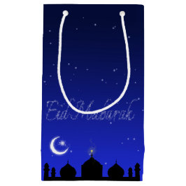 Bolsa De Regalo Pequeña Mezquita de las Estrellas Nocturnas de Eid Mubarak