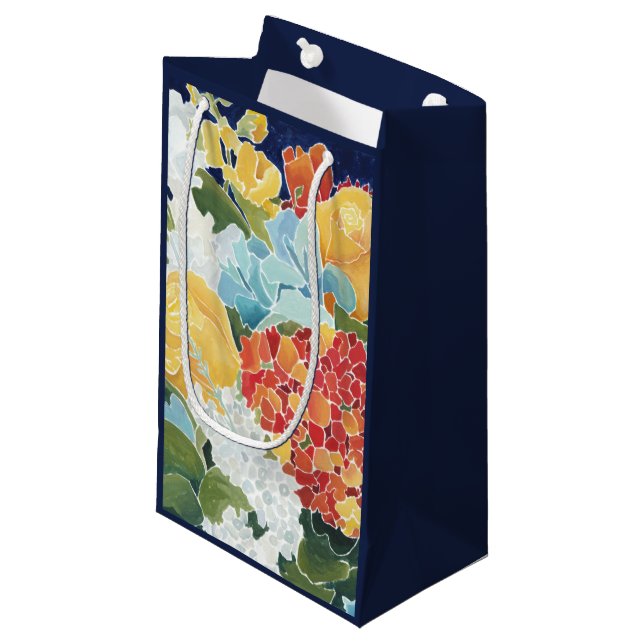 Bolsa De Regalo Pequeña Midnight Florals II (Angulo Anverso)